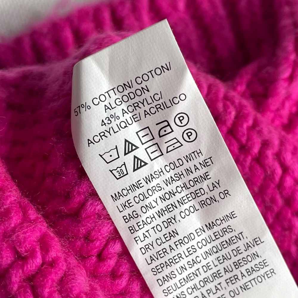 Lucky Brand Bobble Stitch Crewneck Cotton Blend Knit Sweater - Picture 7 of 11
